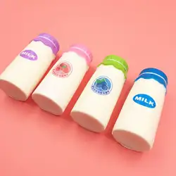 Декомпрессия моделирование бутылки молока Squeeze Игрушка замедлить рост снятие стресса Рождество Новый год подарок цвет Случайный Доставка