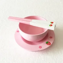 Мать садовый Деревянный Моделирование Кухонные блюда палочки для еды Детские раннего обучения Классические игрушки ролевые игры кухонные игрушки