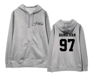 

Straykids member name and birthday supportive printing pullover hoodie kpop unisex loose fleece sweatshirt autumn winter