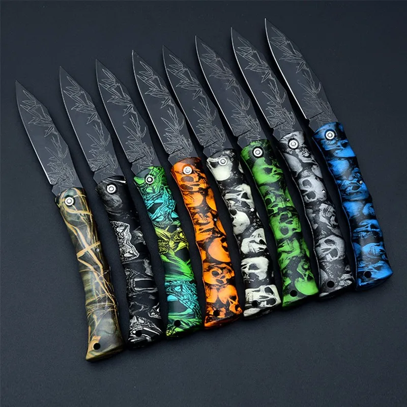 Mini plegable cuchillo de bolsillo de supervivencia para acampar de plástico mango fruta cuchillo doble hoja de acero inoxidable portátil al aire libre herramientas Mini plegable cuchillo de bolsillo de supervivencia para acampar de plástico mango fruta cuchillo doble hoja de acero inoxidable portátil al aire libre herramientas