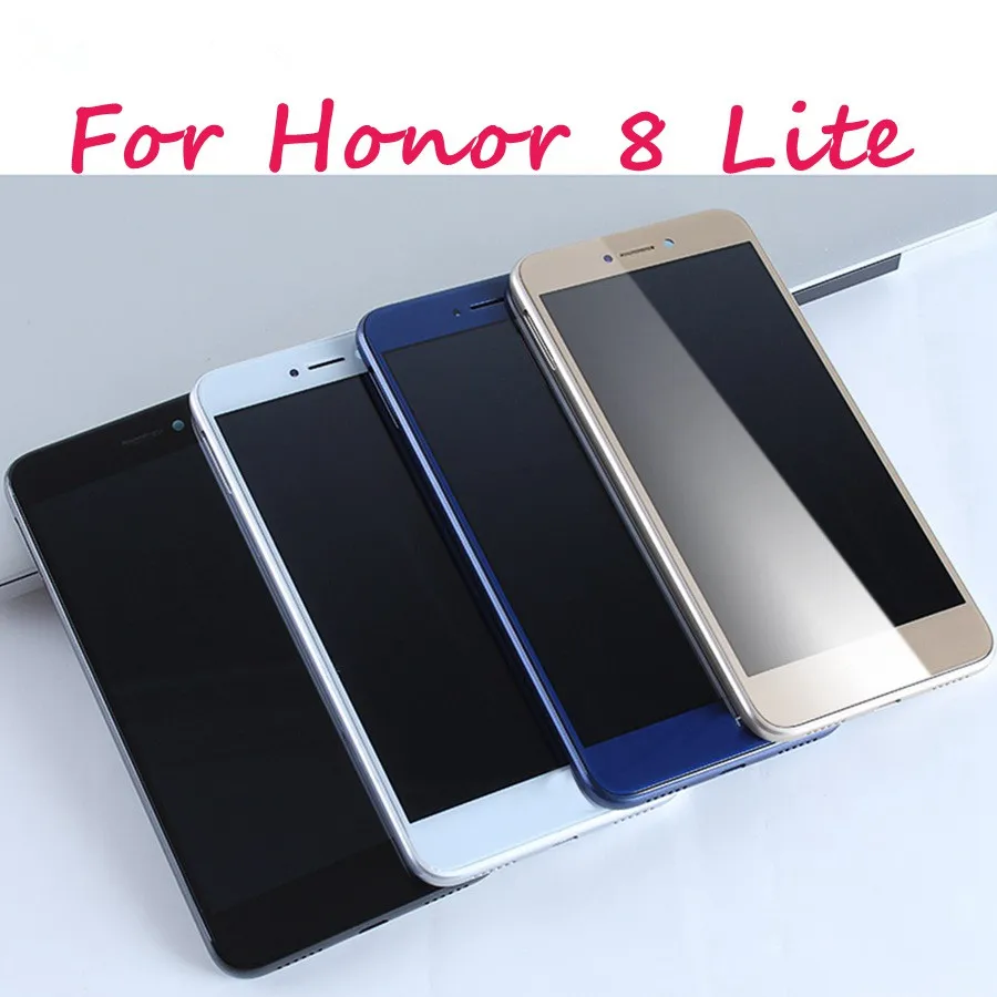 

5.2" Original Display For HUAWEI Honor 8 Lite Display Touch Screen with Frame for Huawei Honor 8 Lite LCD PRA-TL10 Sensor