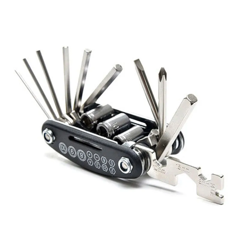 

SAHOO Wrench combination tool repair kit Bicycle repair and home use tool with Hex wrench socket wrench screwdriver hex wrench