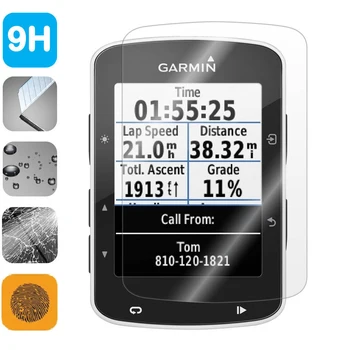 

9H Tempered Glass LCD Screen Protector Real Glass Shield Film For Cycling GPS Garmin Edge 520