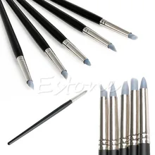 Новые 5 шт/упаковка, шт./компл. Силиконовая ручка резиновые Шейперы полимерная глиняная скульптура Fimo игровое тесто инструменты моделирования W15