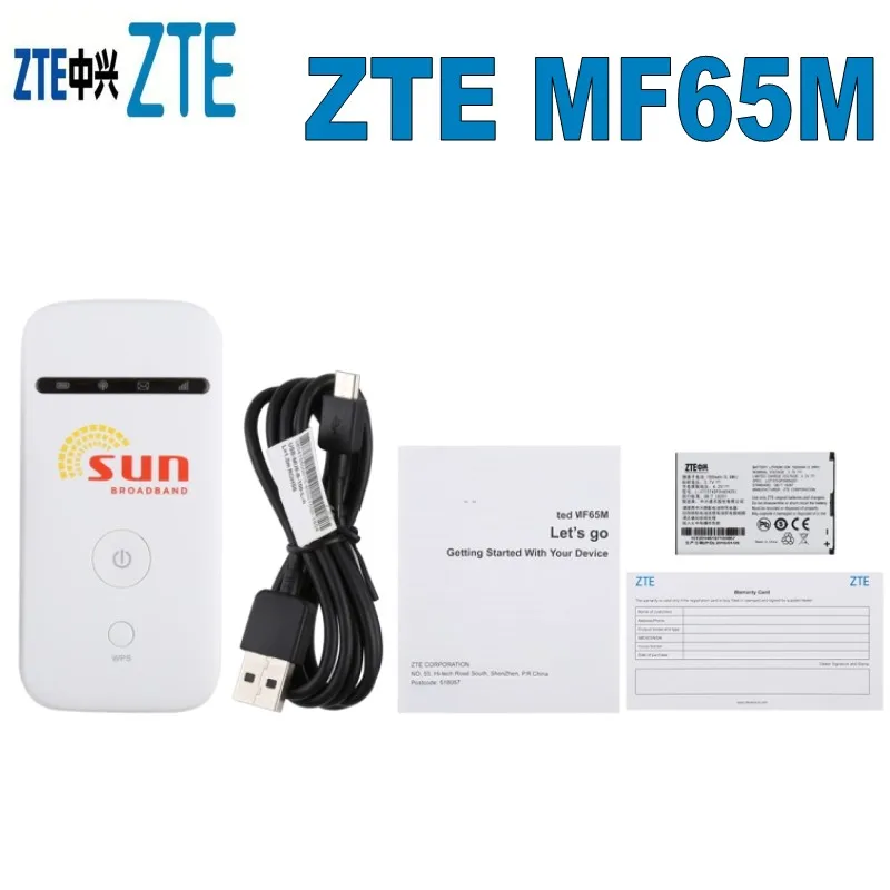 Zte MF65 MF65M 21,6 M wifi маршрутизатор HSPA/GSM 3g Мобильная точка доступа разблокирована