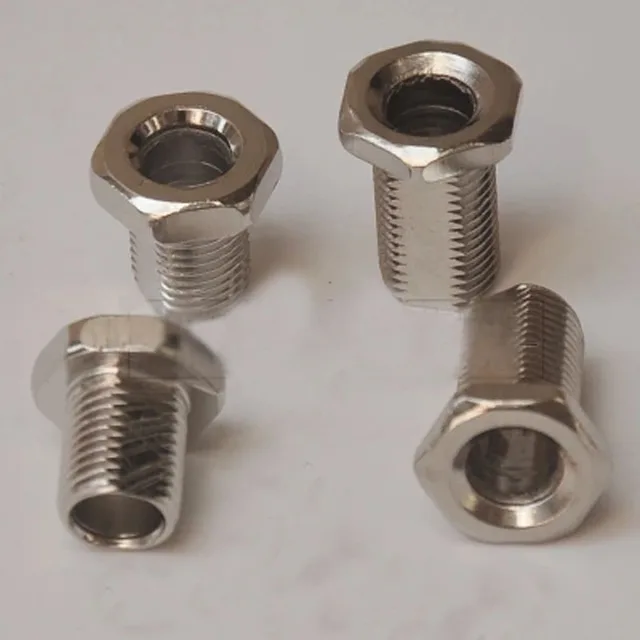 10PCS Hexagon Milling edge M10 Hollow Screw Broken Edge Screws Flat