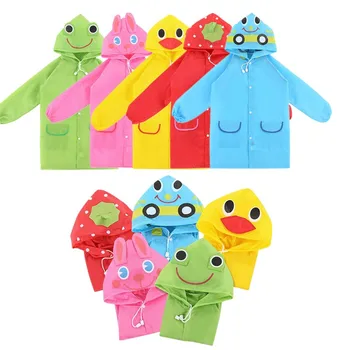 

1PCS Children's cartoon raincoat Korean children's rain gear Cute baby poncho household goods playground Songkran Festival