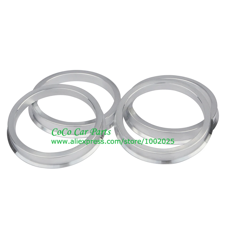 ZHTEAPR Wheel Hub Centric Rings 60.1 to 74.1 OD=74.1mm ID=60.1mm Aluminium Alloy Wheel Hubrings 74.1 to 60.1 4pcs