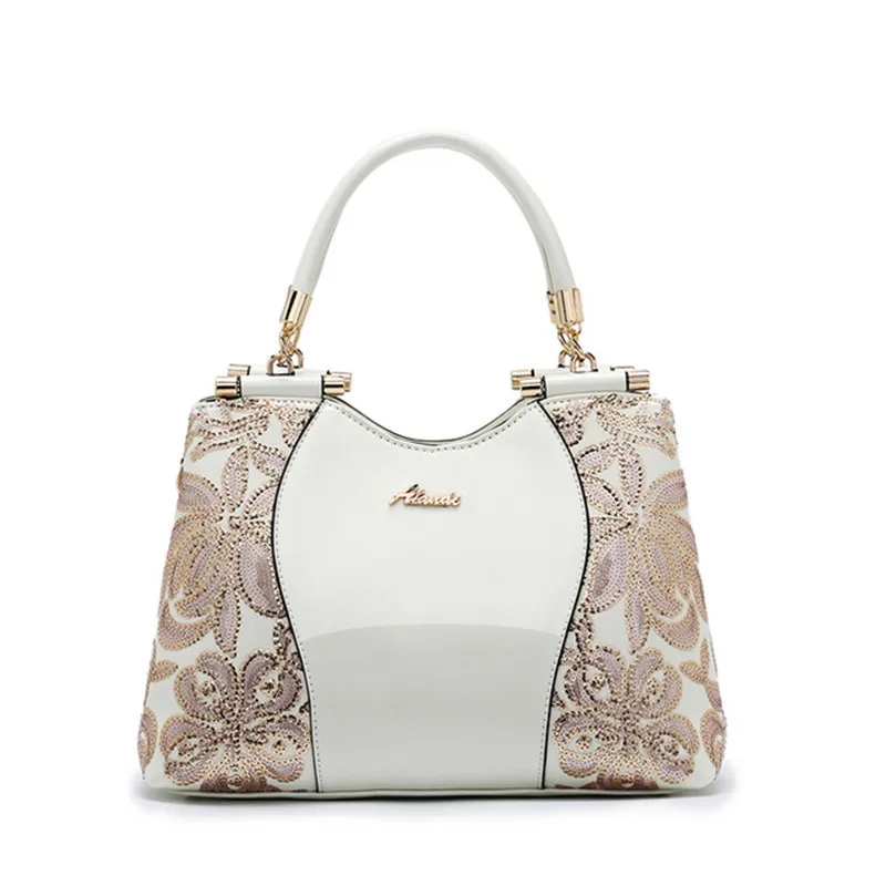 

Patent Leather Women Fashion Bags Ladies Simple Luxury Sequined Handbags Casual Shoulder Messenger Bags Ladies Portable Tote Bag