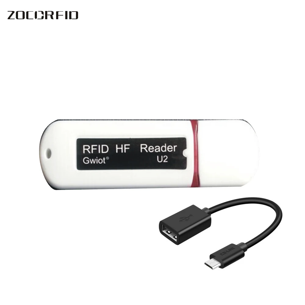 Новейший мини USB 13,56 МГц RFID считыватель для iPad Android Mac Windows+ 10 шт карт