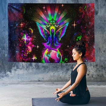 

Hippie Chakra Tapestry Psychedelic Tapestry Wall Hanging Indian Mandala Tapestry Starry Night Galaxy Decor Boho Wall Tapestries