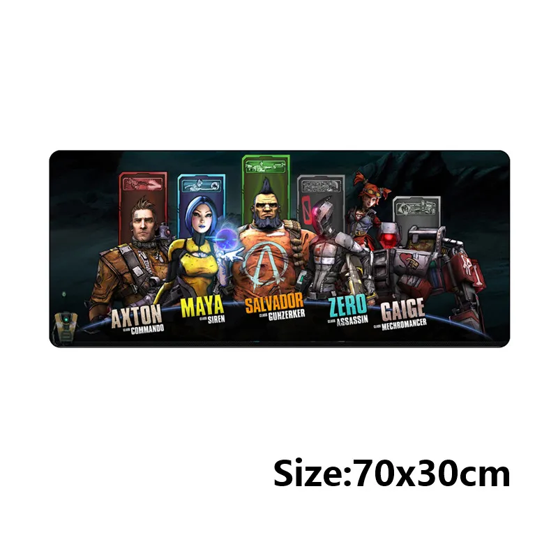 700*300 большой игровой коврик для мыши Borderlands 2 3 borderlands2 borderlands3 игры геймер коврик xl оверлок - Цвет: C