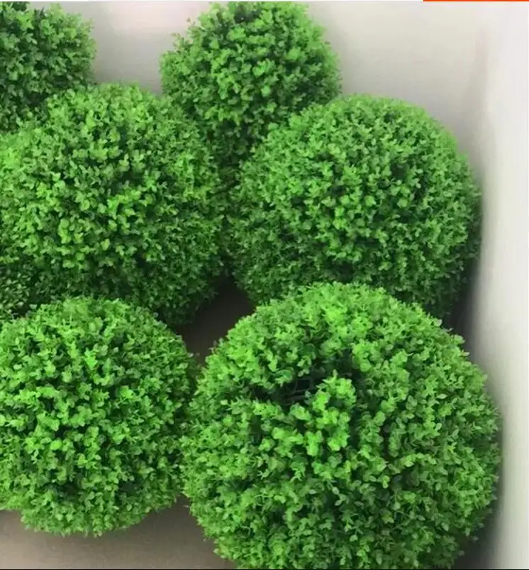 Шар Из искусственной травы эвкалипта globule Искусственный завод пластиковый газон украшения домашнего офиса