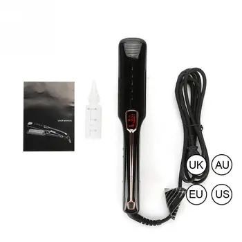 

Hair Straight Ceramic Electric Styling Brush Steam Moisturizing Hair Straightener Brush Hair Flat Iron Infrared Ray Steam Comb