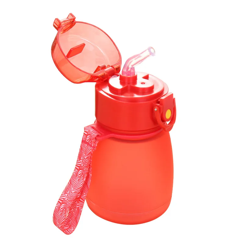 

308ml Tritan Children Water Bottle For Baby Kids Feeding Water Bottle BPA Free Portable Candy Color Leak Proof Direct Drinking