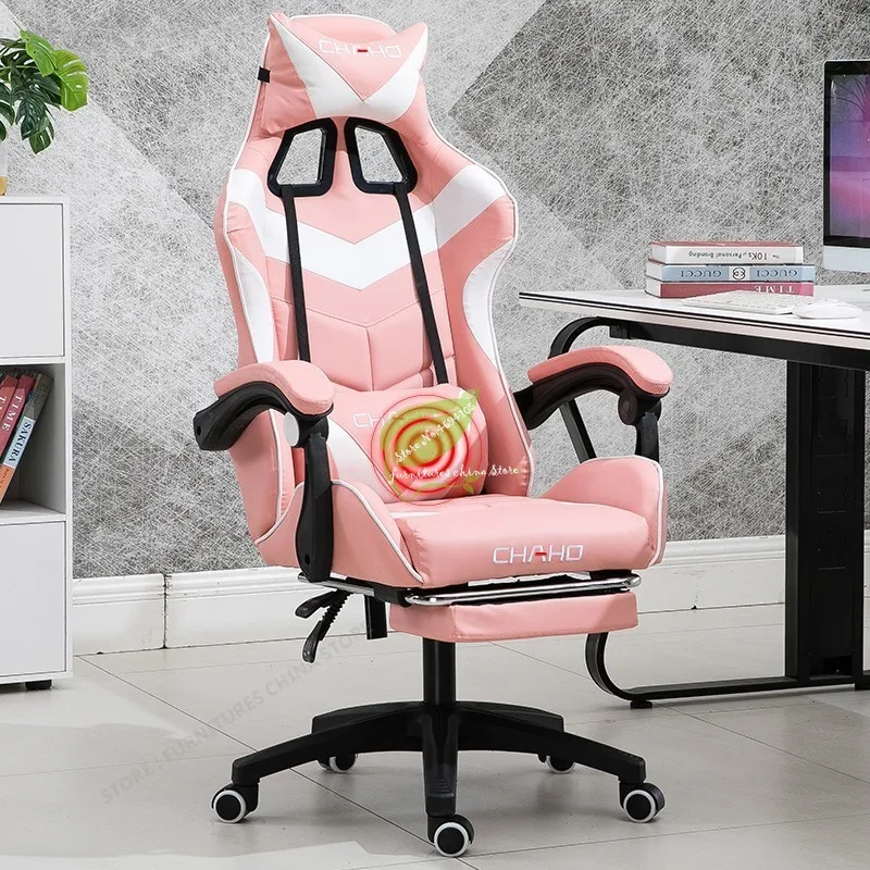  Gaming Gamer Chair Office Rotating Chair Office Furniture Chair Synthetic Leather With Handrails Co