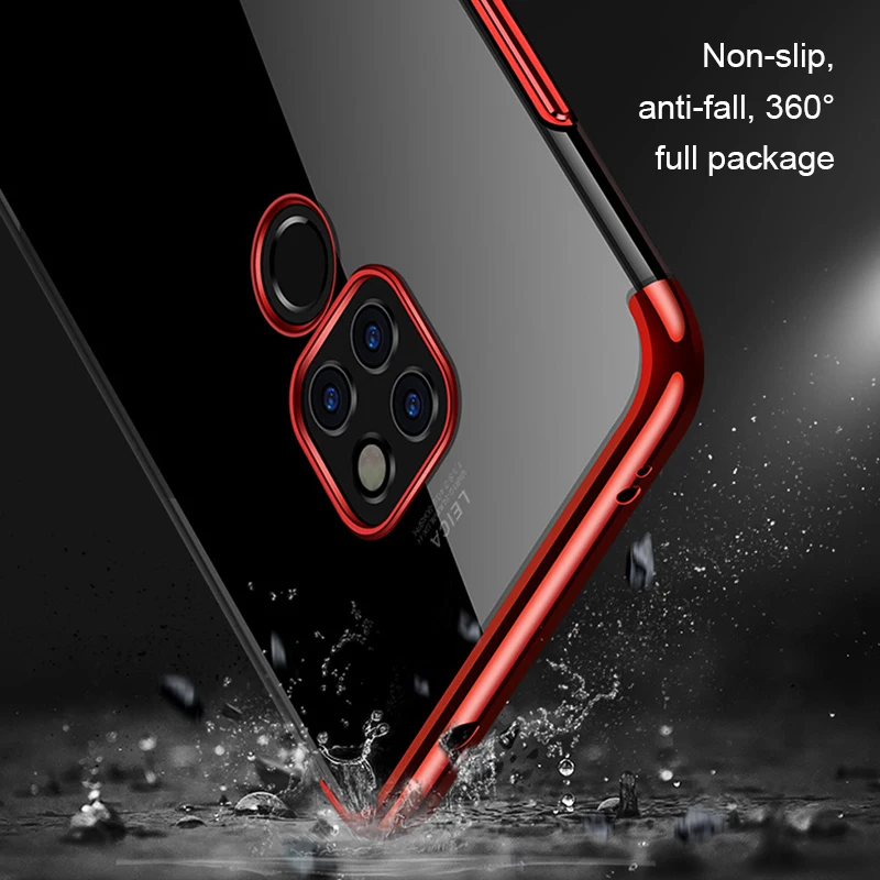 Чехол для телефона из ТПУ с покрытием Huawei Mate 20 Pro 20X P20 10 P10 Lite P8 P9 2017 прозрачный