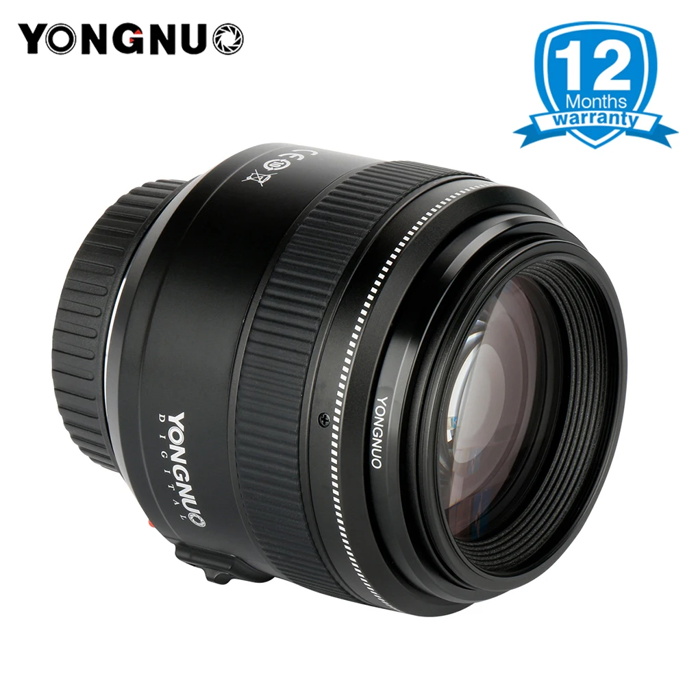 

YONGNUO Official YN85mm F1.8 AF/MF Medium Telephoto Lens for Canon, Full Time Manual Focus lens for 7DII 650D 5DIII EOS camera