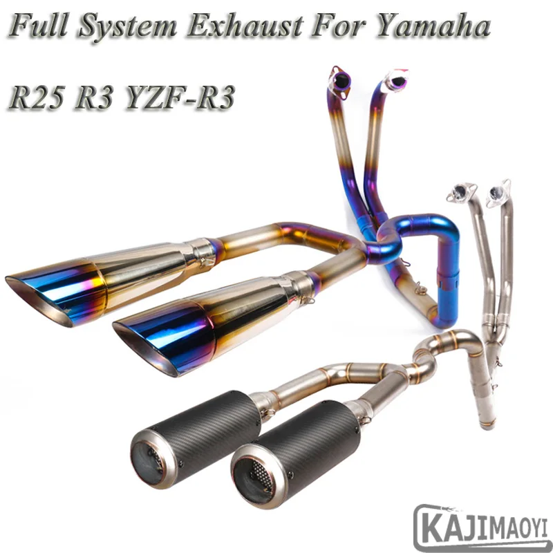 Buy R3 Motorcycle Full System Exhaust Escape Slip on