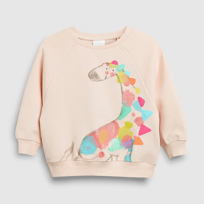  Little maven 2-7Years Autumn Unicorn Rainbow Toddler Kids Baby Girl Sweatshirt Children's Little Cl