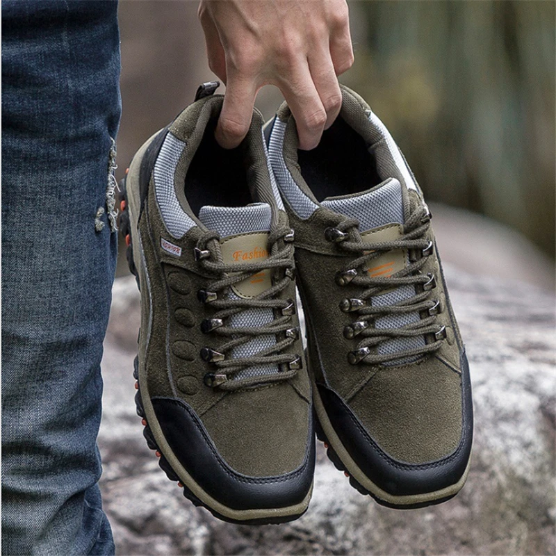 

2018 New Winter Men's Outdoor Sports Hiking shoes Waterproof Travel Protection High Quality Wear-resistant Adult Shoes 39-44