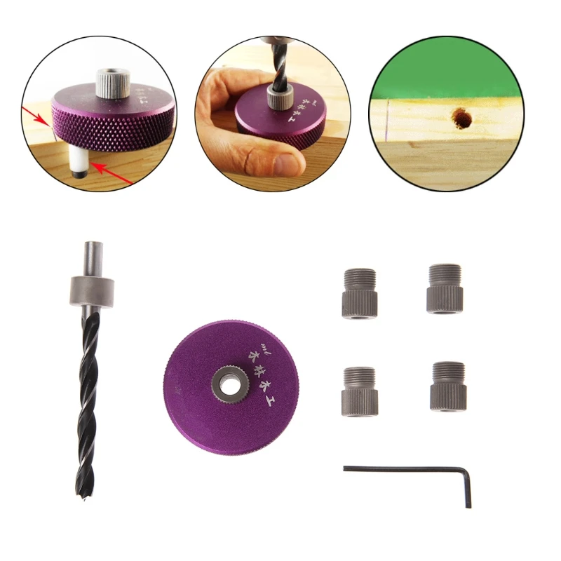 

2018 Joinery System Kit Vertical Hole Jig Puncher Drilling Guide Woodwork Locator New JUL31_35