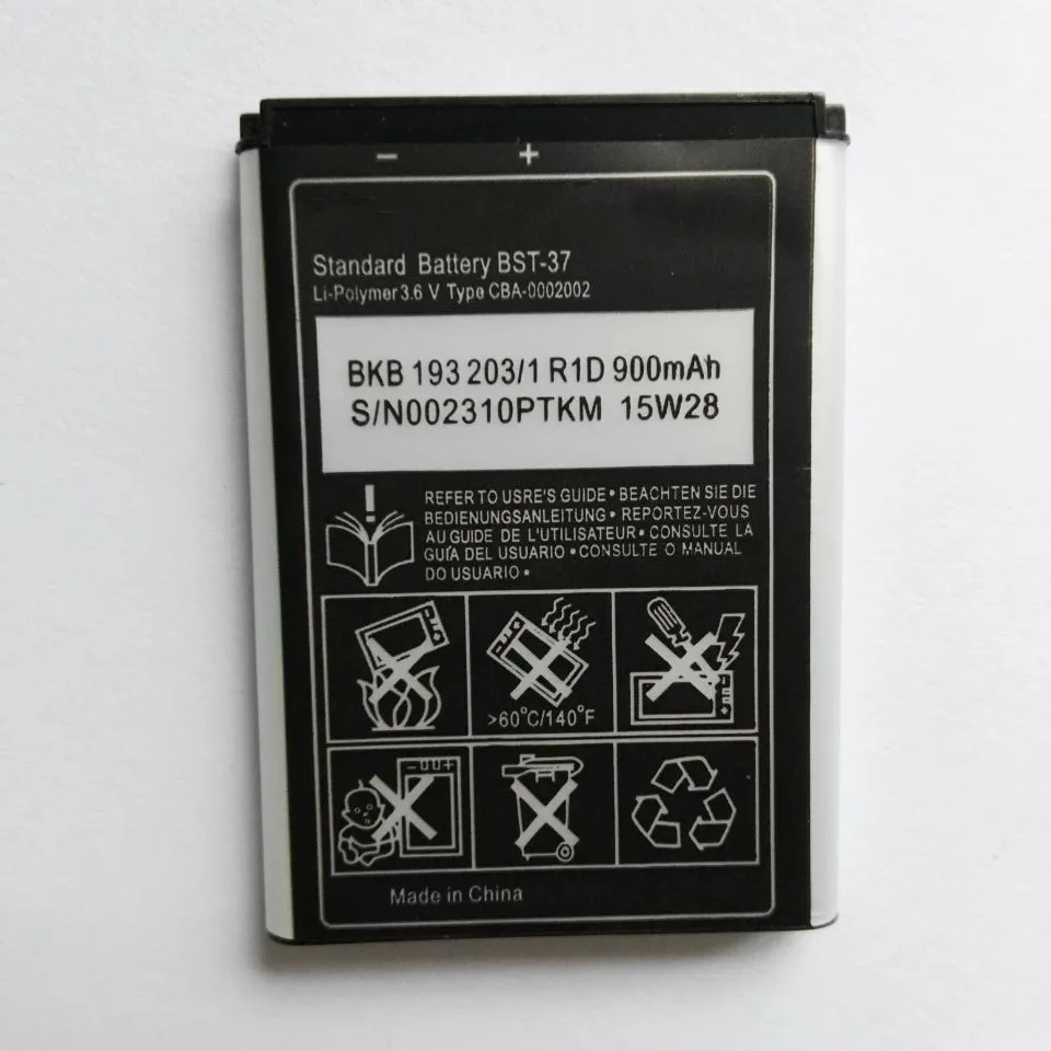 10pcs/lot Original BST37 BST 37 BST 37 Rechargeable Phone Battery for