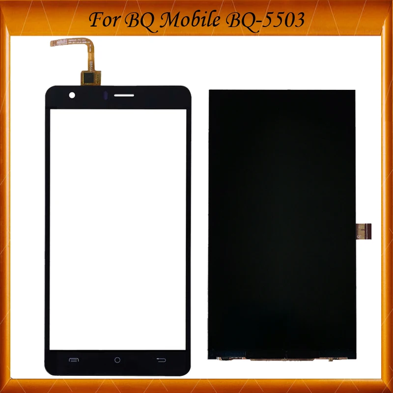 

100% Tested For BQ Mobile BQ-5503 bq5503 bqs 5503 Nice 2 Touch Screen Lens Sensor+LCD Display Separately Replacement