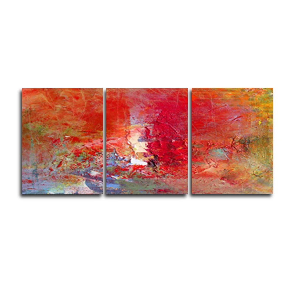 

Laeacco Abstract 3 Panel Watercolor Posters and Prints Graffiti Paint On Canvas Painting Wall Art Living Room Home Decoration