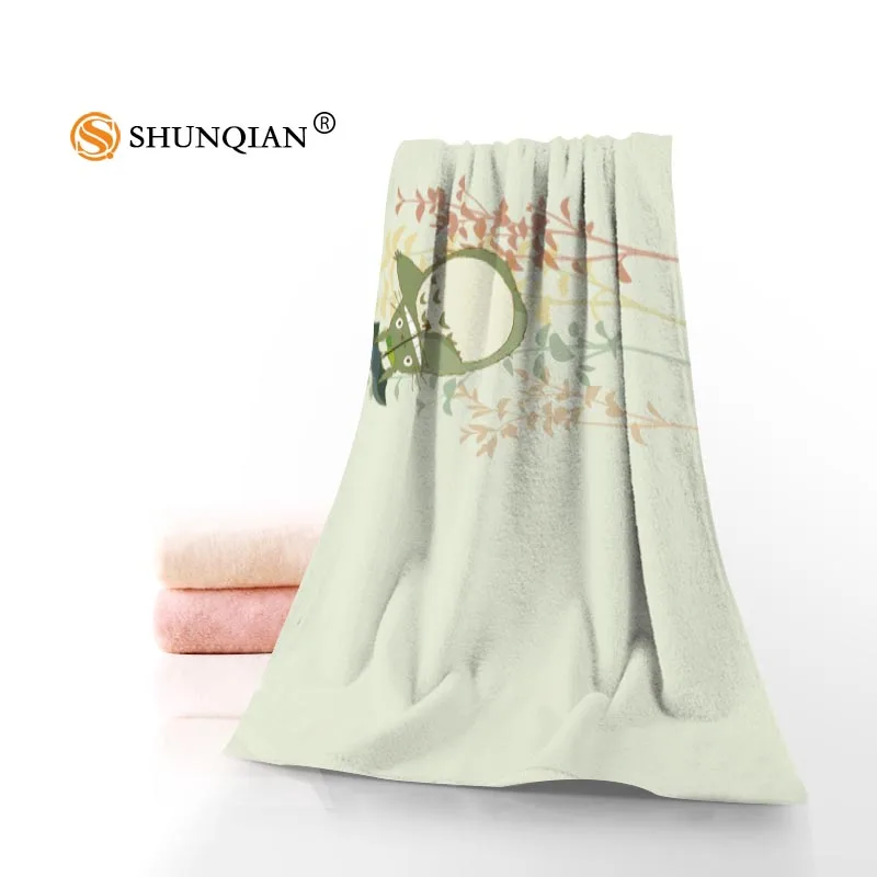 Новое пользовательское полотенце Тоторо с принтом хлопок лицо/банные полотенца из микрофибры Ткань для детей Мужчины Женщины полотенце для душа s - Цвет: Towel