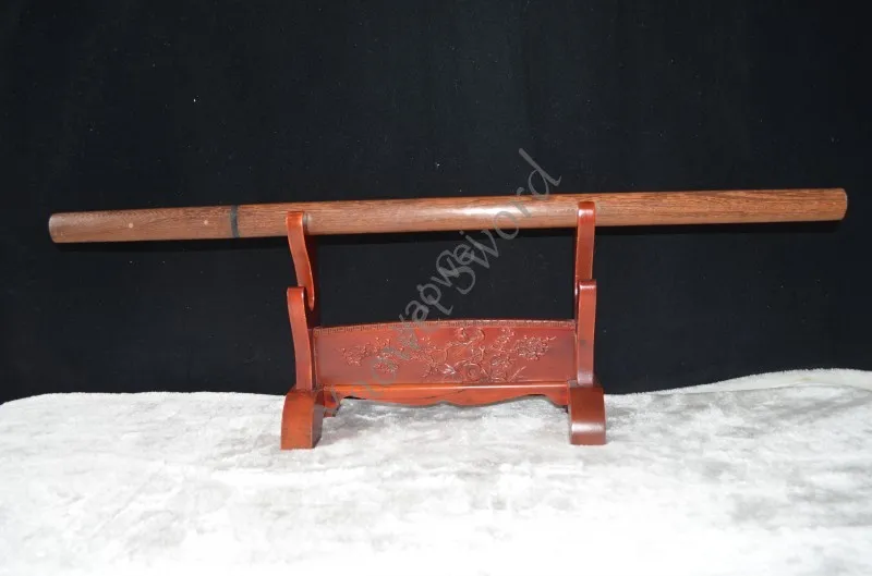 

Japanese Ninja Sword Katana Handmade Red wood Sharp high carbon steel Full Tang Blade Can Cut Tree