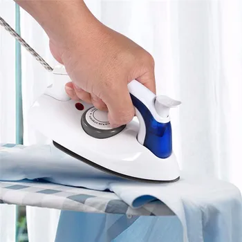 

Mini Portable Foldable Electric Steam Iron For Clothes With 3 Gears Teflon Baseplate Handheld Flatiron For Home Travelling