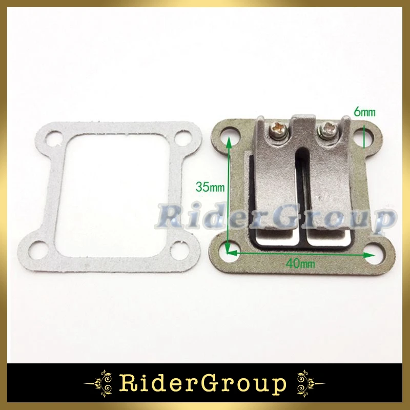 

Engine Reed Valve Block Gasket For 2 Stroke 47cc 49cc Mini Moto Kids Baby ATV Quad 4 Wheeler Dirt Bike Pocket Bike Minimoto