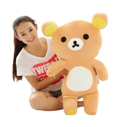 Горячая Распродажа огромный 80 см San-x Rilakkuma Relax Bear милые мягкие игрушки милая мягкая Подушка плюшевая игрушка кукла