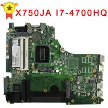 For ASUS A750J A750JA K750J K750JA X750J X750JA laptop motherboard X750JB rev2 0 Mainboard i7 4700HQ