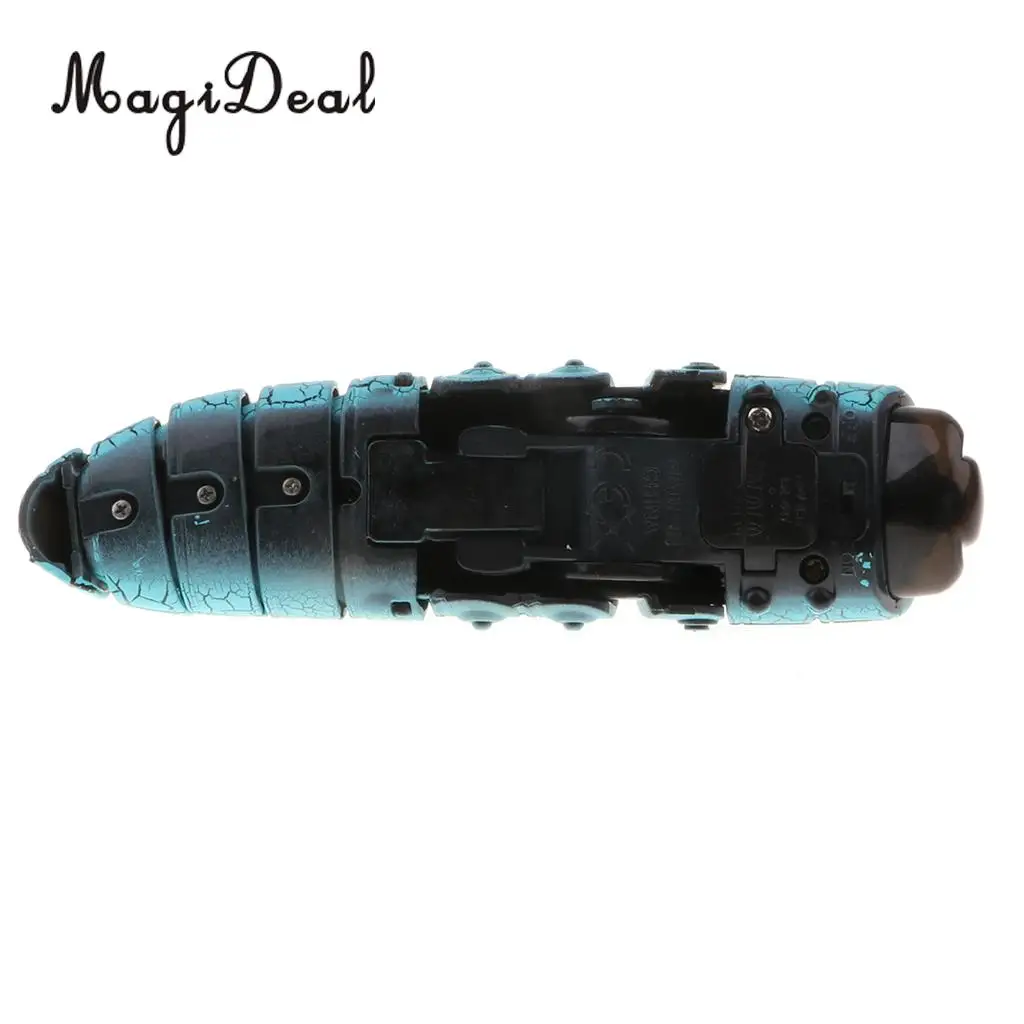 4 Inch Realistic Remote Control Caterpillar RC Bug Toy Party Prank Tricks Xmas Gift