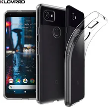 KLOVRRD Soft Transparent Case For Google Pixel 2 Case Cover Silicone Back Cover Phone Case For Google Pixel 2 XL Pixel2