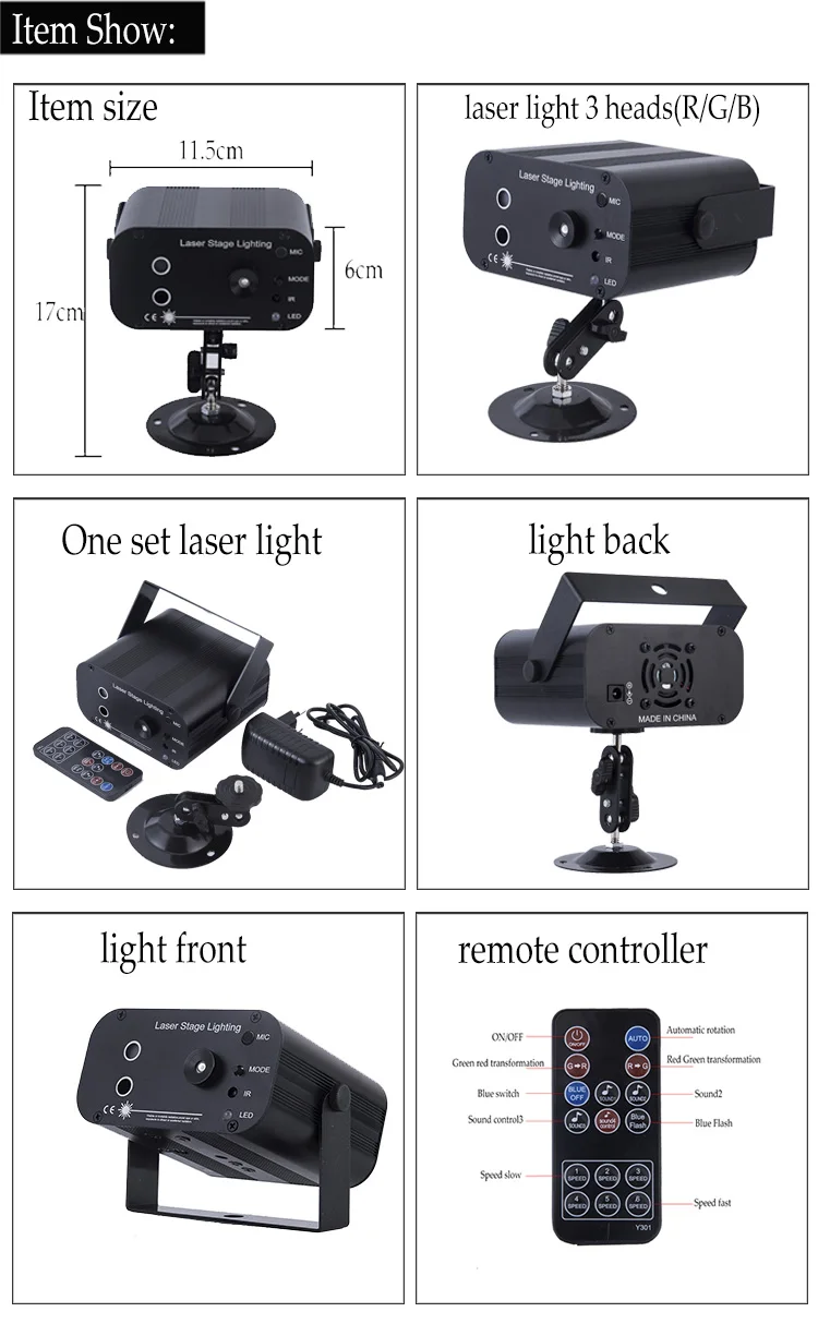 Удаленный лазерный свет RGB 48 моделей лазерная система Рождество светодиодный вечерние Dsico огни Светодиодный Освещение сцены с RGB 3 головы