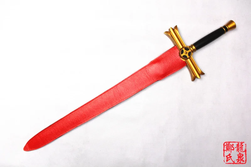 Последний Серафим меч MIKAELA Hyakuya The Night's Micah красный материал из натуральной стали кожа оболочка косплей реквизит декоративные мечи