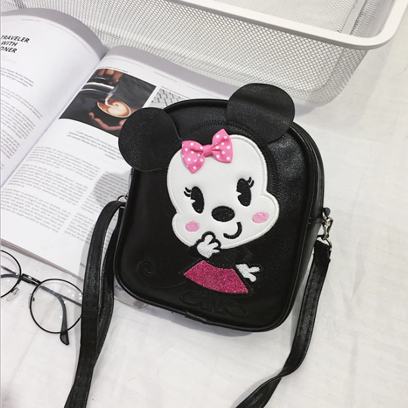 Disney Kids/Новые рюкзаки в форме мышки Минни Микки для маленьких девочек и мальчиков