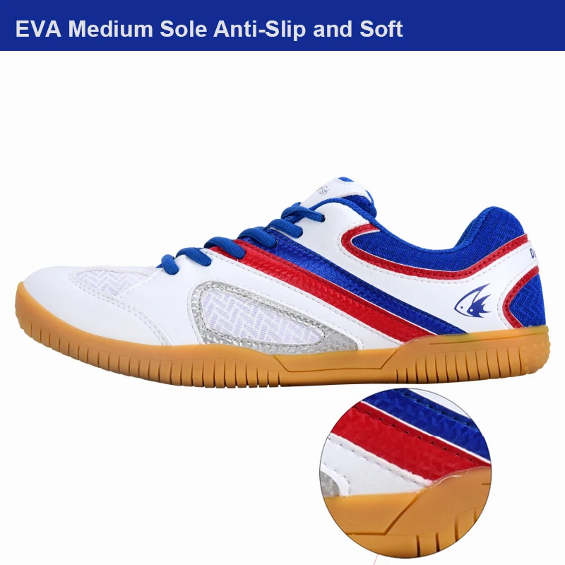 2019 Original Double Fish Cushioned Men Women Non-slip Breathable Badmiton Table Tennis Shoes Outdoor Sports Training Sneaker 2019 Original Double Fish Cushioned Men Women Non-slip Breathable Badmiton Table Tennis Shoes Outdoor Sports Training Sneaker