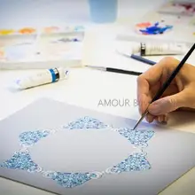 Arpels дизайн ювелирных изделий ручная роспись Королевский чистый Маникюр фломастеры