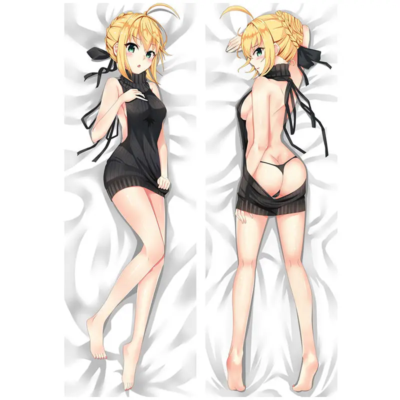 

Anime fate/stay night pillow Covers Fate/Grand Order/Zero Sexy 3D Double-sided Bedding Hugging Body pillowcase Customize FT010A