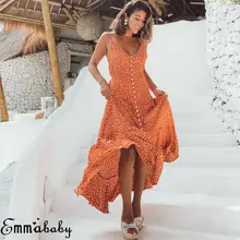 Горячая сексуальная женская Бохо Макси платье стильный шик с цветочным принтом женские повседневные Летние Вечеринка платье для девочек пляжный сарафан