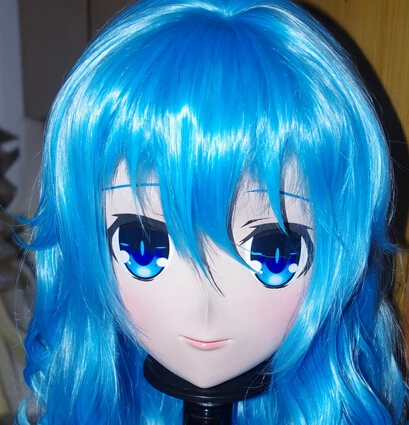 

(C2-041) Handmade Female Letax Face Mask Cosplay Kig Crossdresser Anime Mask Skin Fetish Masks