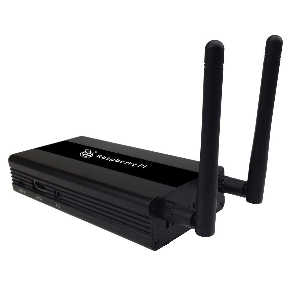 Case de Alumínio para Ads-b b + Stratux Raspberry Faça Você Mesmo Preto pi 3 Kit - Imagem 2