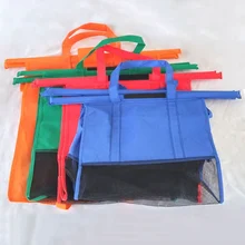 4 шт./компл. корзина сумки складные многоразовые сумки для похода по Бакалея хозяйственная сумка эко сумка супермаркета легко Применение и для тяжелых условий эксплуатации