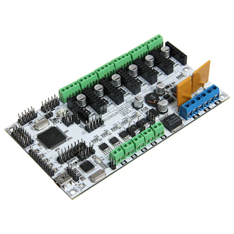 

Rumba For 3D printer motherboard rumba MPU RUMBA optimized version control Board with 6pcs A4988 Stepper Driver