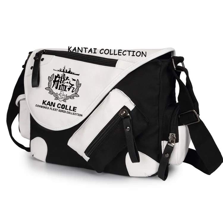 

Japan anime Kantai Collection Canvas Shoulder Messenger Bag Student Shimakaze Schoolbag Cosplay Cross Shoulder Bookbag A71808