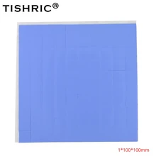 TISHRIC Silicone Thermal Pad 1mm Adhesive GPU CPU Pc Fan Cooler Heatsink Heat Sink Grease Paste Radiator Cooling Conductive Pads